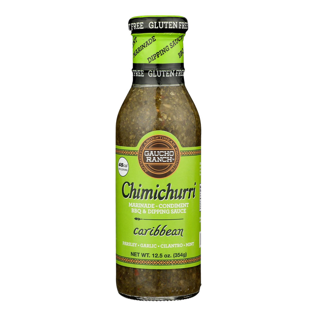 Gaucho Ranch Caribbean Chimichurri - Case Of 6 - 12.5 Fz - Maras Green